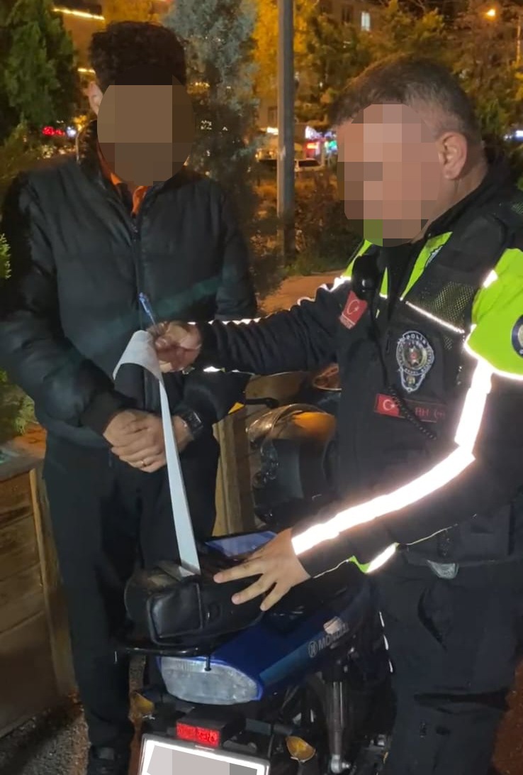Tehlikeli Motosiklet Kullanan Şahsa Cezai İşlem Uygulandı