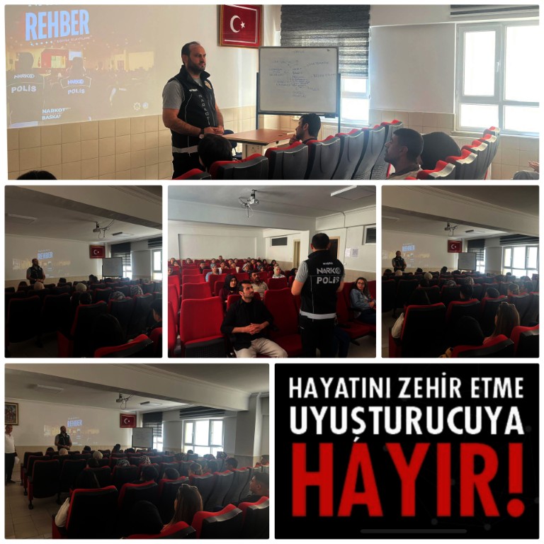 Narkotik Suçlarla Mücadele Şube Müdürlüğü  Bilgilendirme Çalışmaları